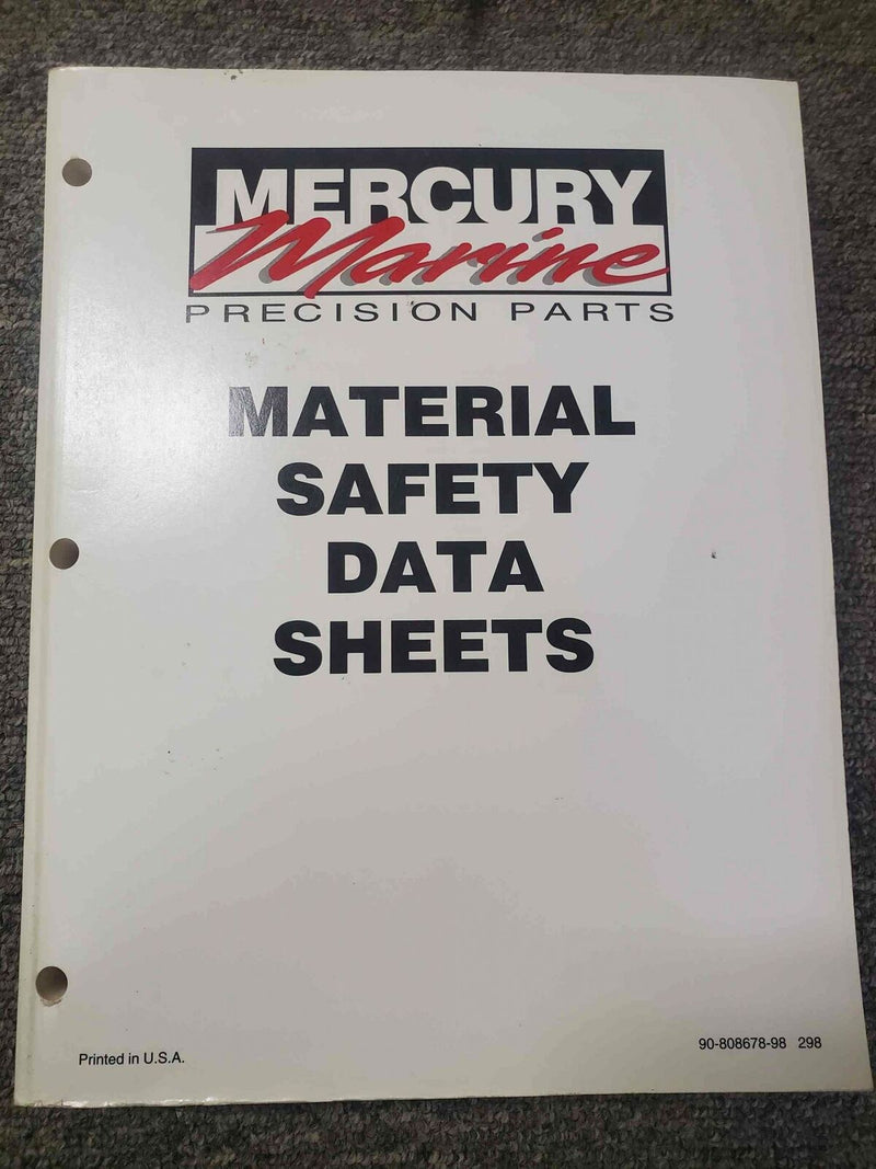Mercury Material Safety Data Sheets [90-808678-98]