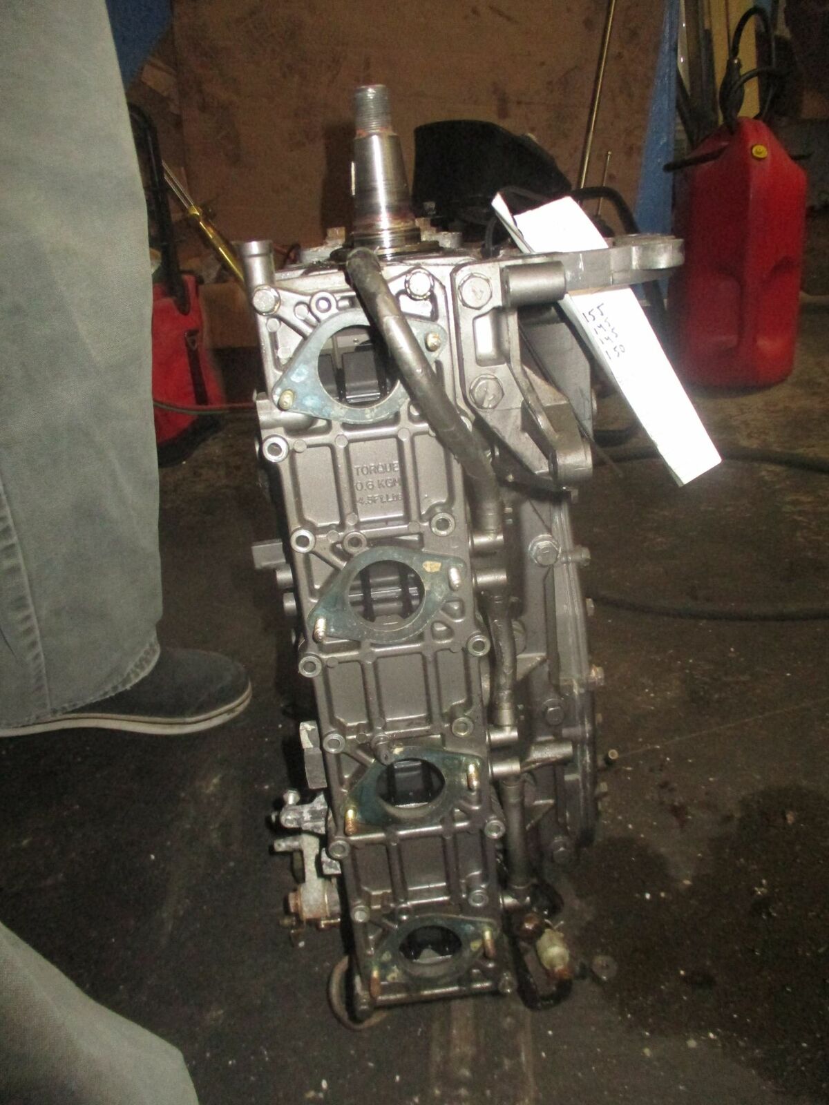 Nissan 120hp 2 stroke outboard crankcase powerhead