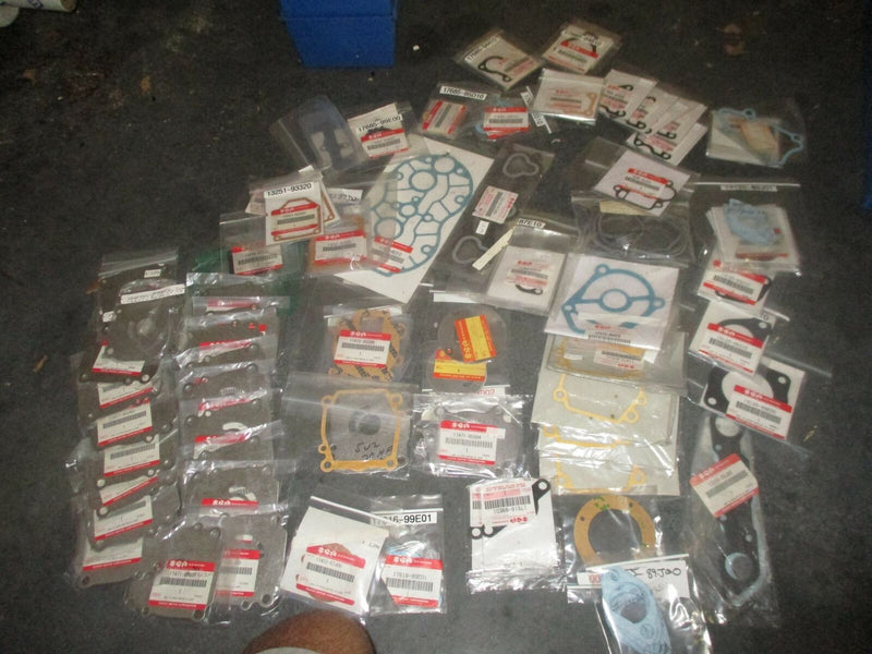 NEW OEM Suzuki outboard miscellaneous small gaskets and water pump plates