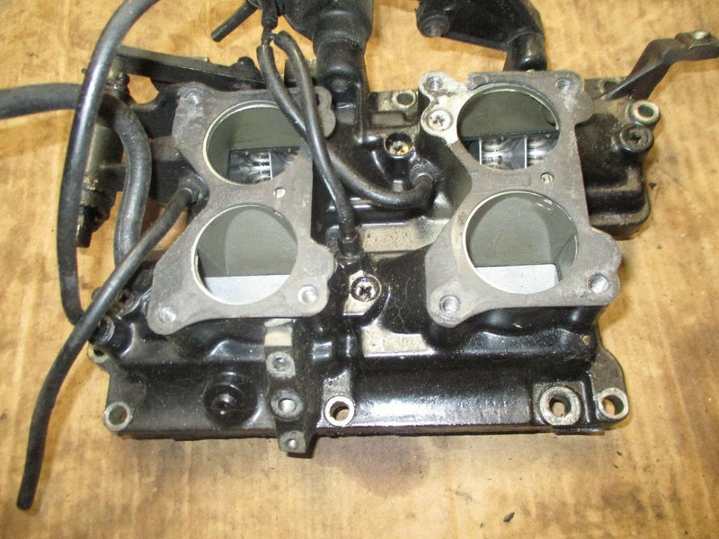 1995 Evinrude 88hp special outboard intake manifold with reeds 186549