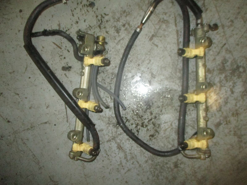 Yamaha 225hp 4 stroke outboard fuel rail with injector set (69J-13160-00)