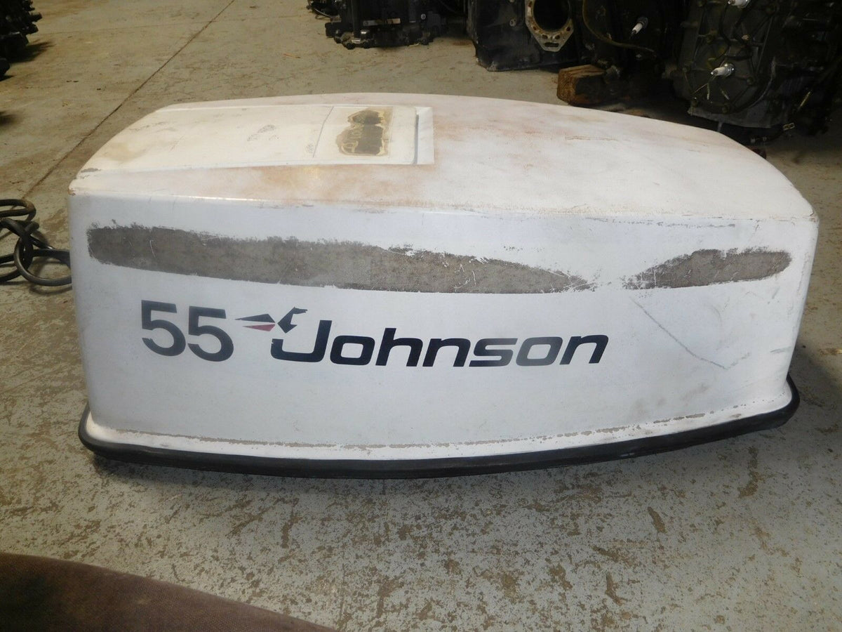 1979 Johnson 55hp outboard seahorse top cowling