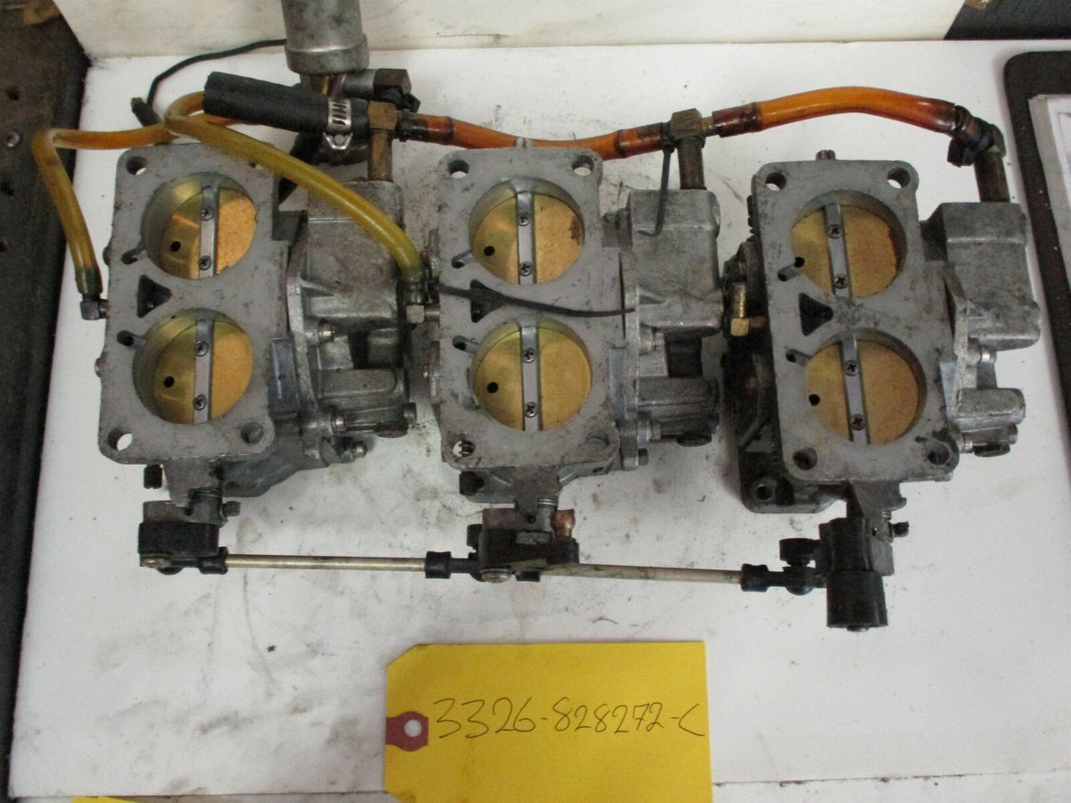 2001-2004 150hp Mercury Carburetor Set [3326-828272-C] w/Fuel Pump
