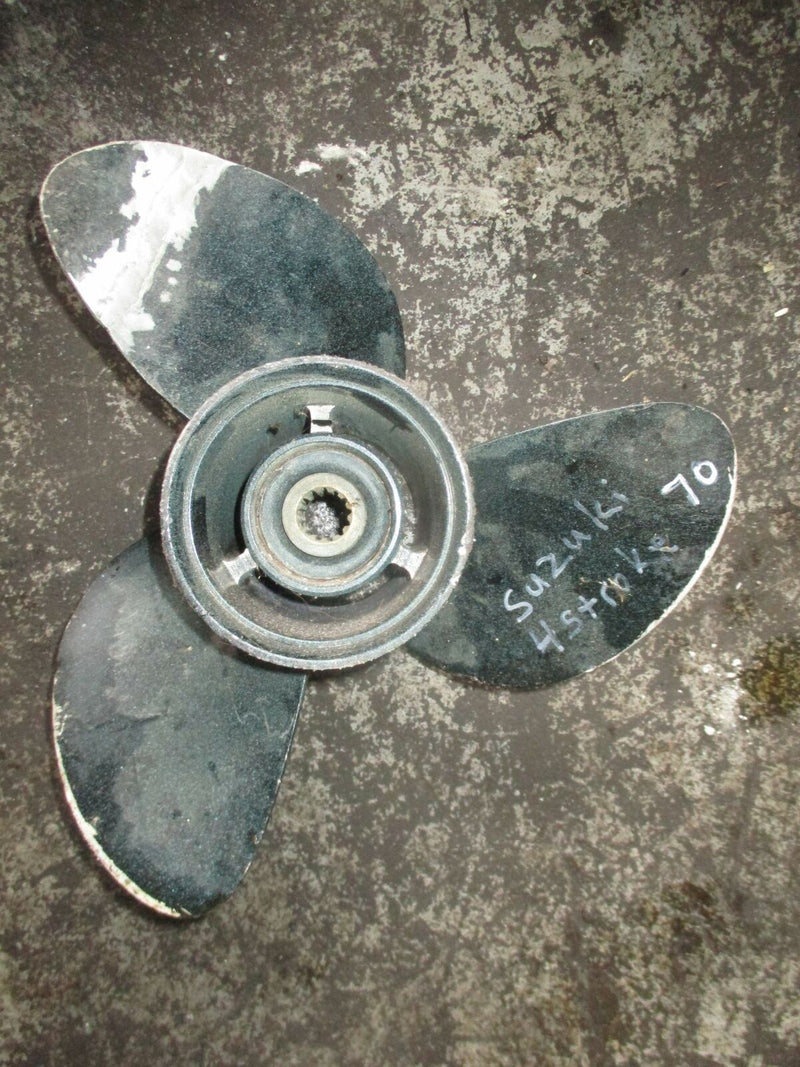 Suzuki outboard alluminum BS propeller PIL 13 1/2 by 15