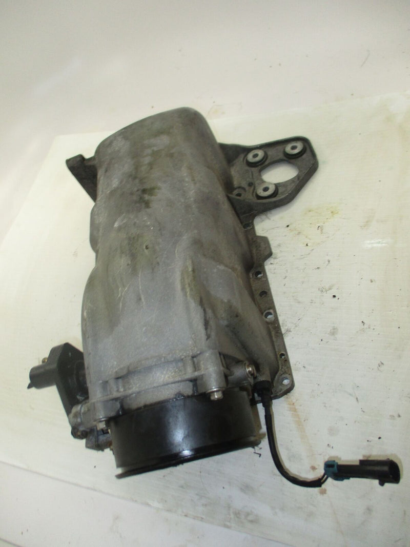 Mercury Optimax 225 hp outboard intake plenum with throttle body and sensor
