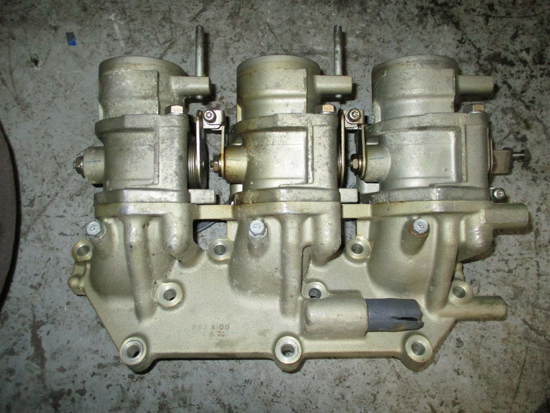 2003 Yamaha 225 4-stroke outboard port throtle body intake manifold 69J-13750