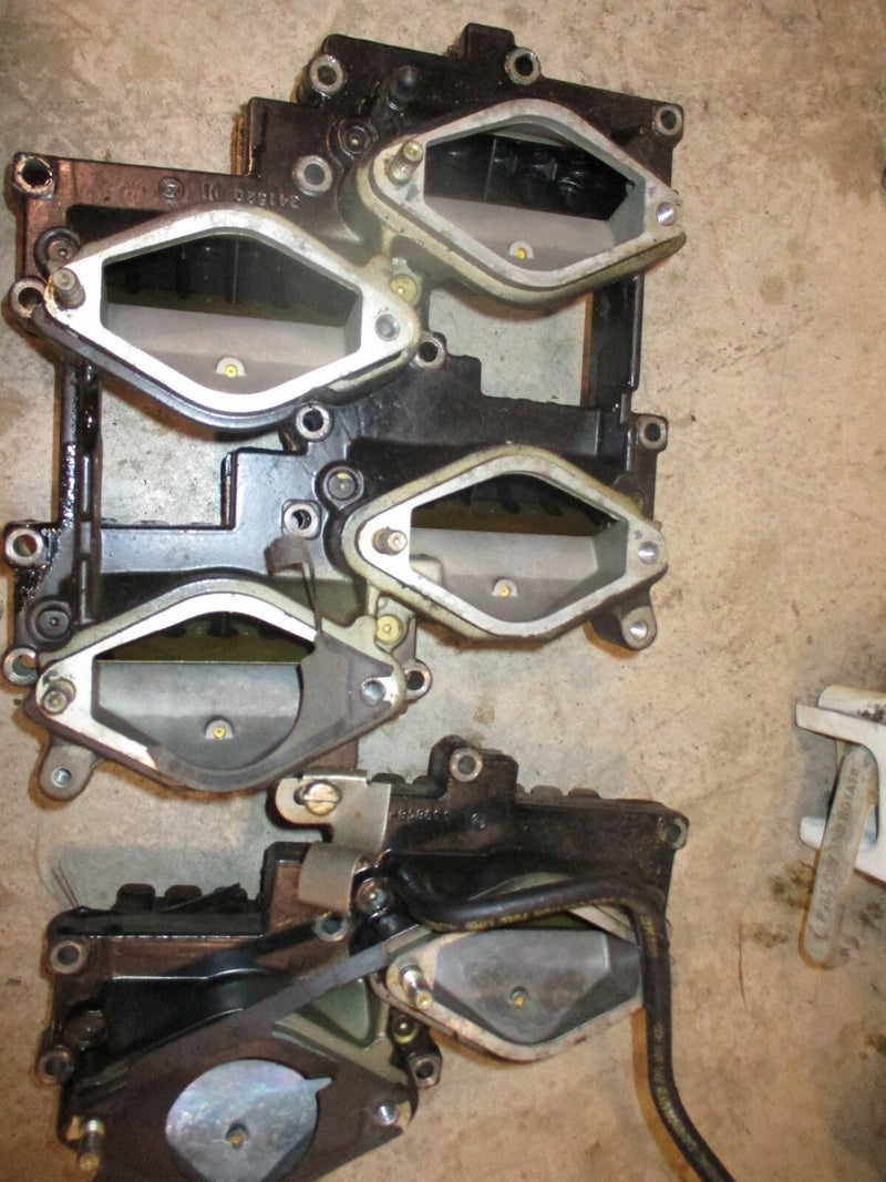 Evinrude OceanPro 200hp outboard intake manifold with reeds (341520)