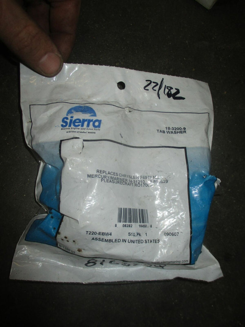 Mercury outboard Sierra 8 tab washers (18-3200-9)