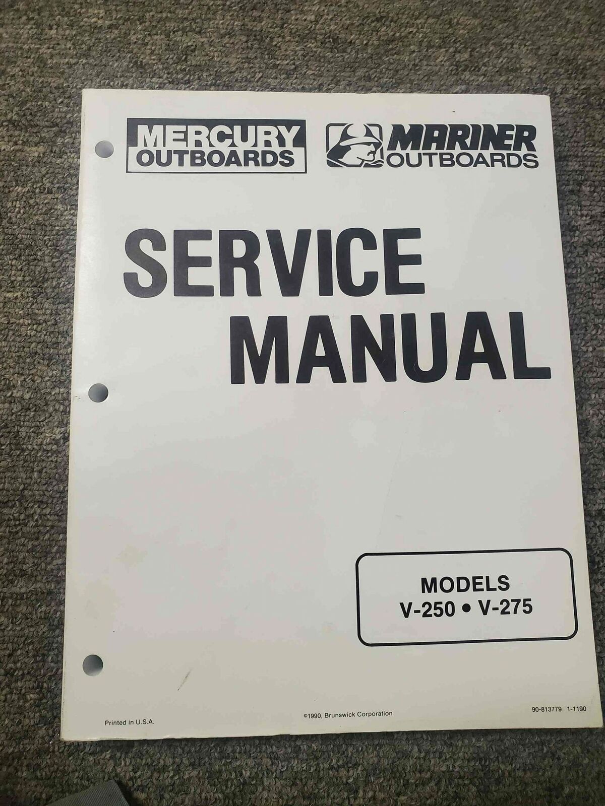 Mercury Mariner V-250 V-275 Service Manual [90-813779]
