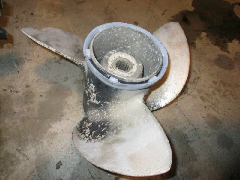 Johnson 115hp 2 stroke outboard aluminum propeller 14 1/2 by 19