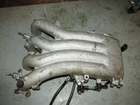 Load image into Gallery viewer, 2004 Johnson outboard J90PL4SR 90hp 4 stroke intake manifold 5033535
