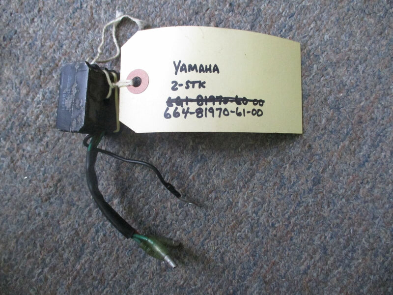 Yamaha 25hp 2-Stroke Outboard Rectifier Regulator 664-81970-61-00