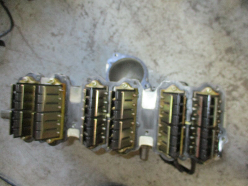 1996 Suzuki DT200 2-stroke outboard intake manifold with reeds 13150-92E30