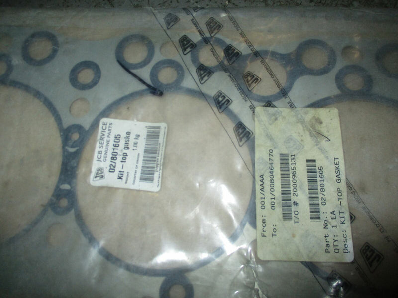 NEW top gasket JCB (02-801605)