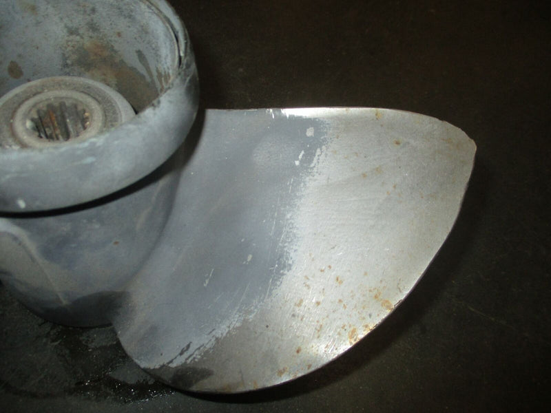 Johnson Evinrude outboard stainless steel propeller 90-115 hp.