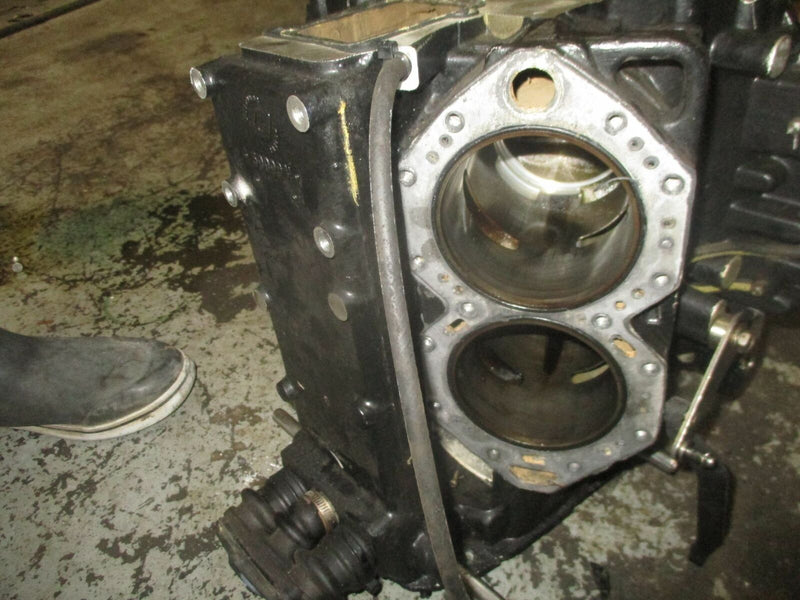 Johnson 90hp 2 stroke outboard crankcase block #1