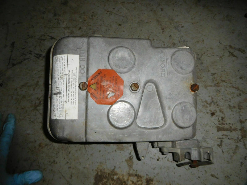 1976 johnson 85hp seahorse V4 outboard Aluminum intake silencer
