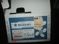 Load image into Gallery viewer, NEW Suzuki outboard aluminum propeller 11 1/2 by 11 (58100-95222-019)
