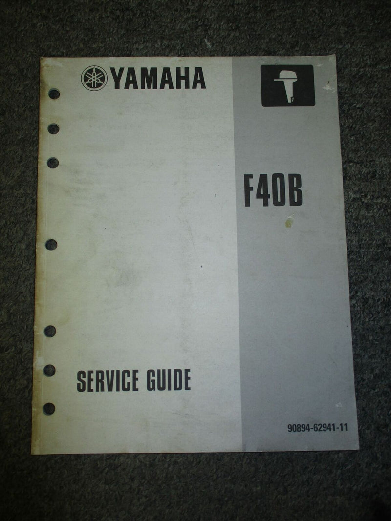 Yamaha F40B Service Guide [90894-62941-11]