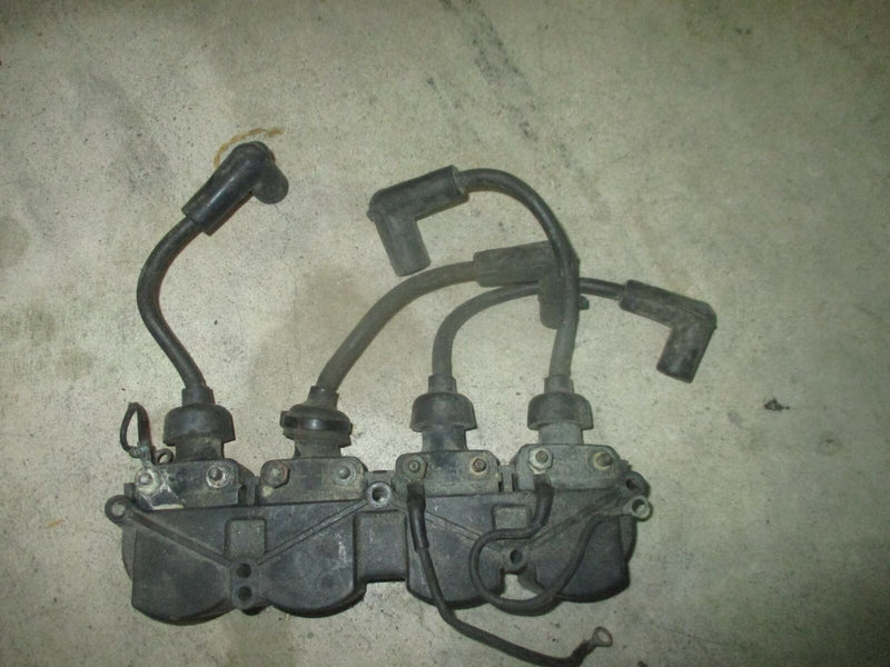 Mercury outboard ignition coil set of 4 with plug wires (832757)