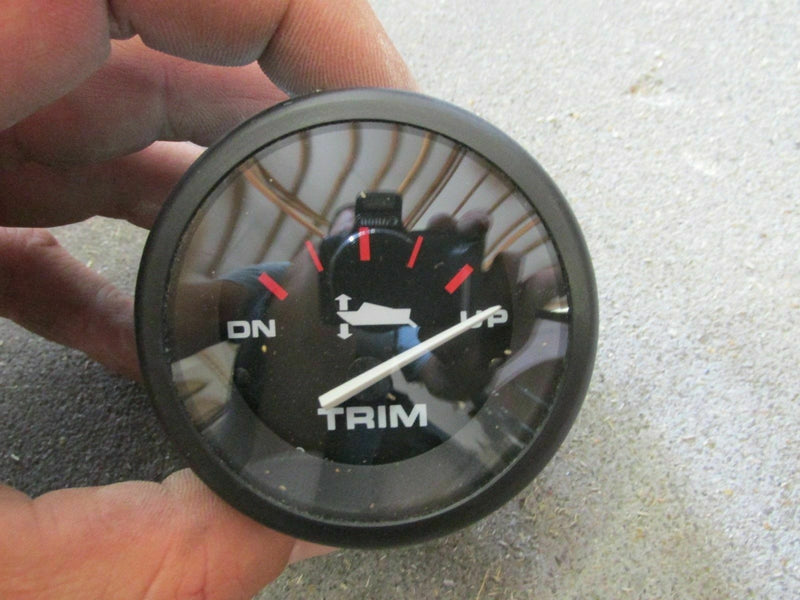 Teleflex outboard black trim gauge 859693-3