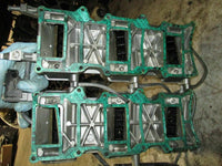 Load image into Gallery viewer, 1996 Yamaha 250hp VX SWS 2-stroke outboard intake manifold w reeds 61a-13641-
