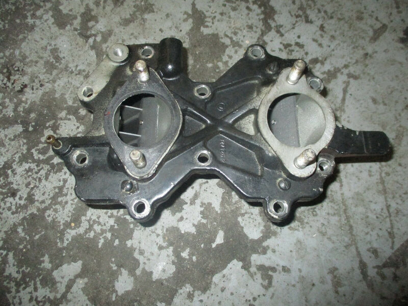 1987 Johnson 40hp 2-stroke outboard intake manifold with reeds 327126