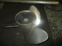 Load image into Gallery viewer, Johnson Ocean Pro 200hp outboard stainless steel propeller 15 by 17 (391290)
