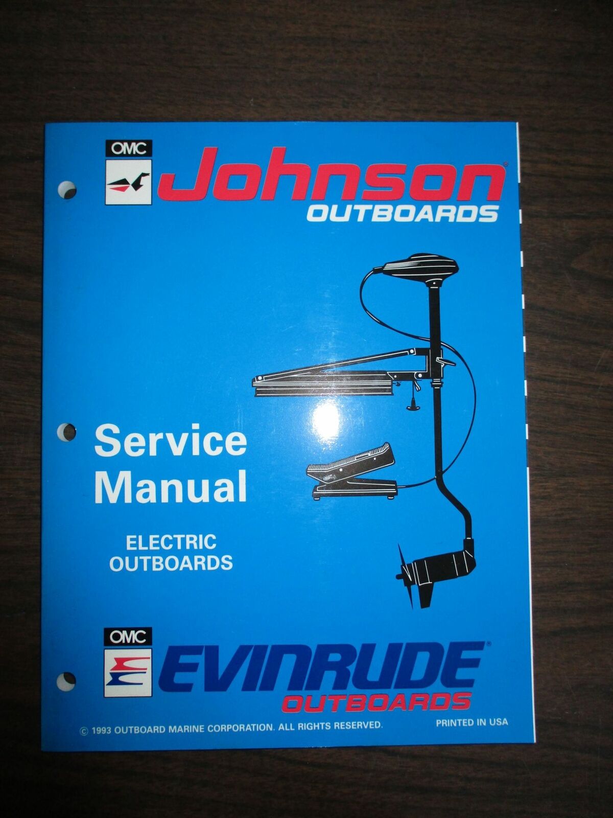 Johnson/Evinrude Electric Outboards Service Manual [P/N: 500605]