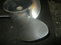 Load image into Gallery viewer, Johnson Ocean Pro 200hp outboard stainless steel propeller 15 by 17 (391290)
