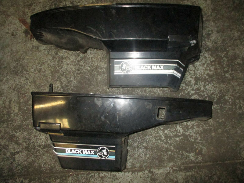 Mercury Blackmax 150hp outboard side cover set