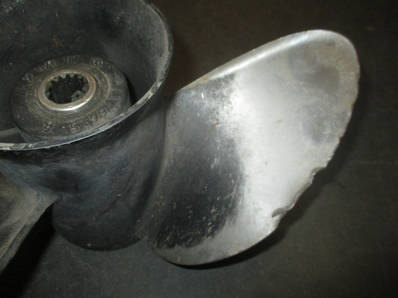 Johnson outboard stainless steel propeller 14 3/4 by 17 (176615)
