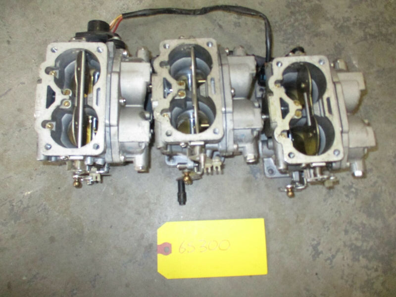 Yamaha Carburetor set of 3 [6S300] (6S3-14301-00) Middle Carb Valve Stuck
