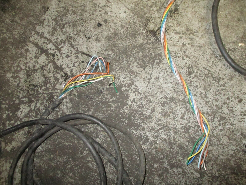 Suzuki 2-stroke outboard round black plug style rigging harness w ignition 18'