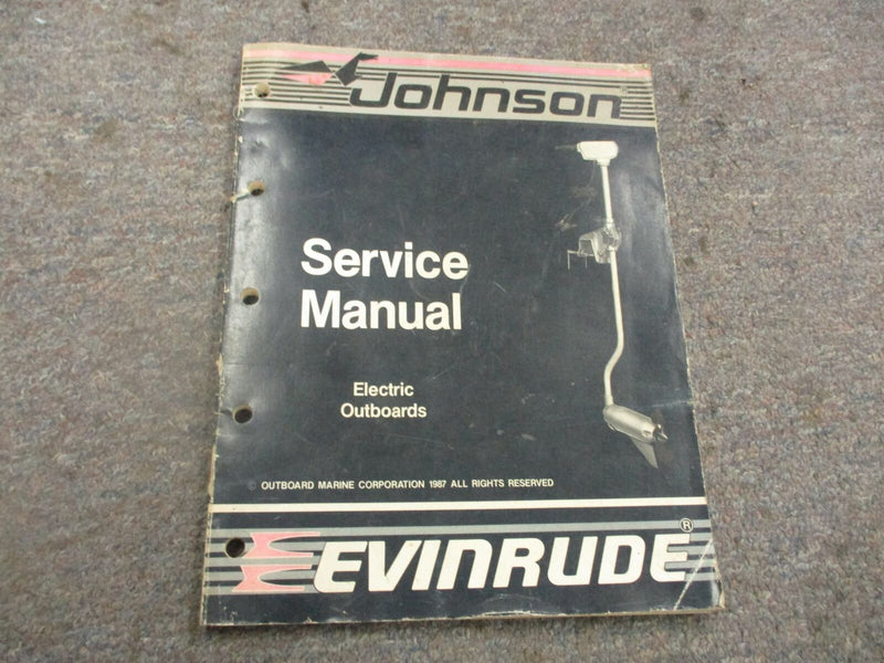 Johnson Evinrude electric outboard service manual