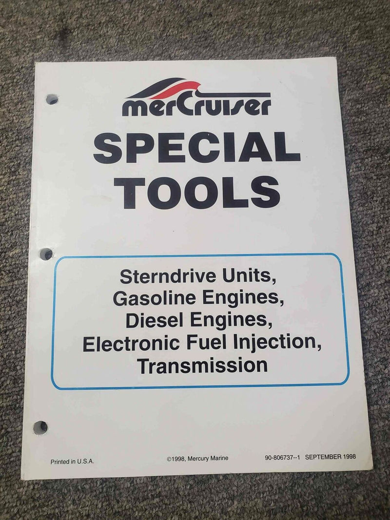 Mercury MerCruiser Special Tools Service Manual [90-806737-1]