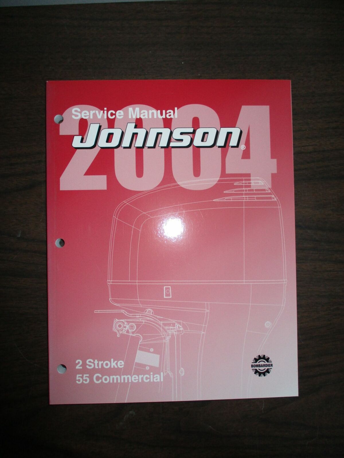 Johnson 2004 55hp Commercial Service Manual [P/N: 5005646]