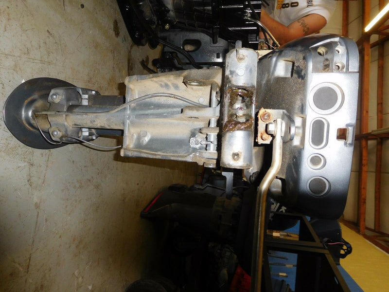 1999 yamaha C40TLRX 20" Long shaft mid section
