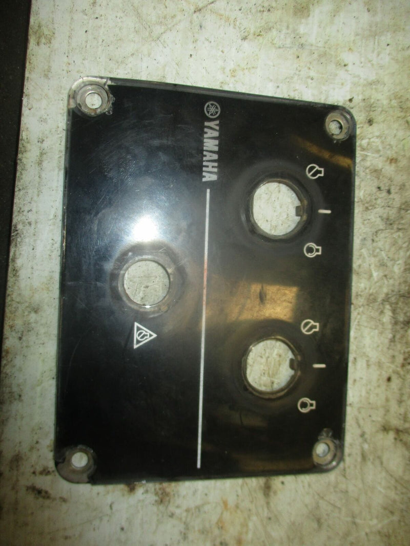 Yamaha outboard dual Ignition switch plate