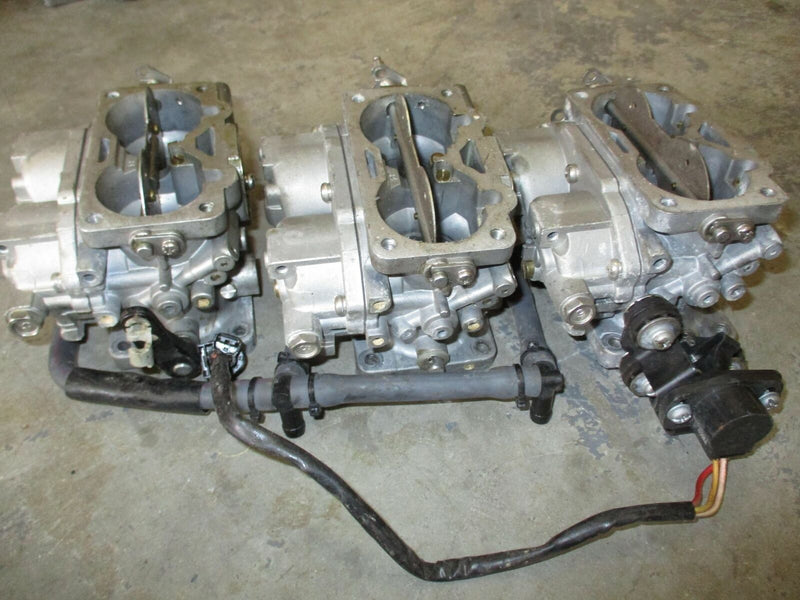 Yamaha Carburetor set of 3 [6S300] (6S3-14301-00) Middle Carb Valve Stuck