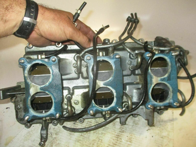 Yamaha 150hp 2 stroke outboard intake manifold with reeds (6G5-13641-10-94)
