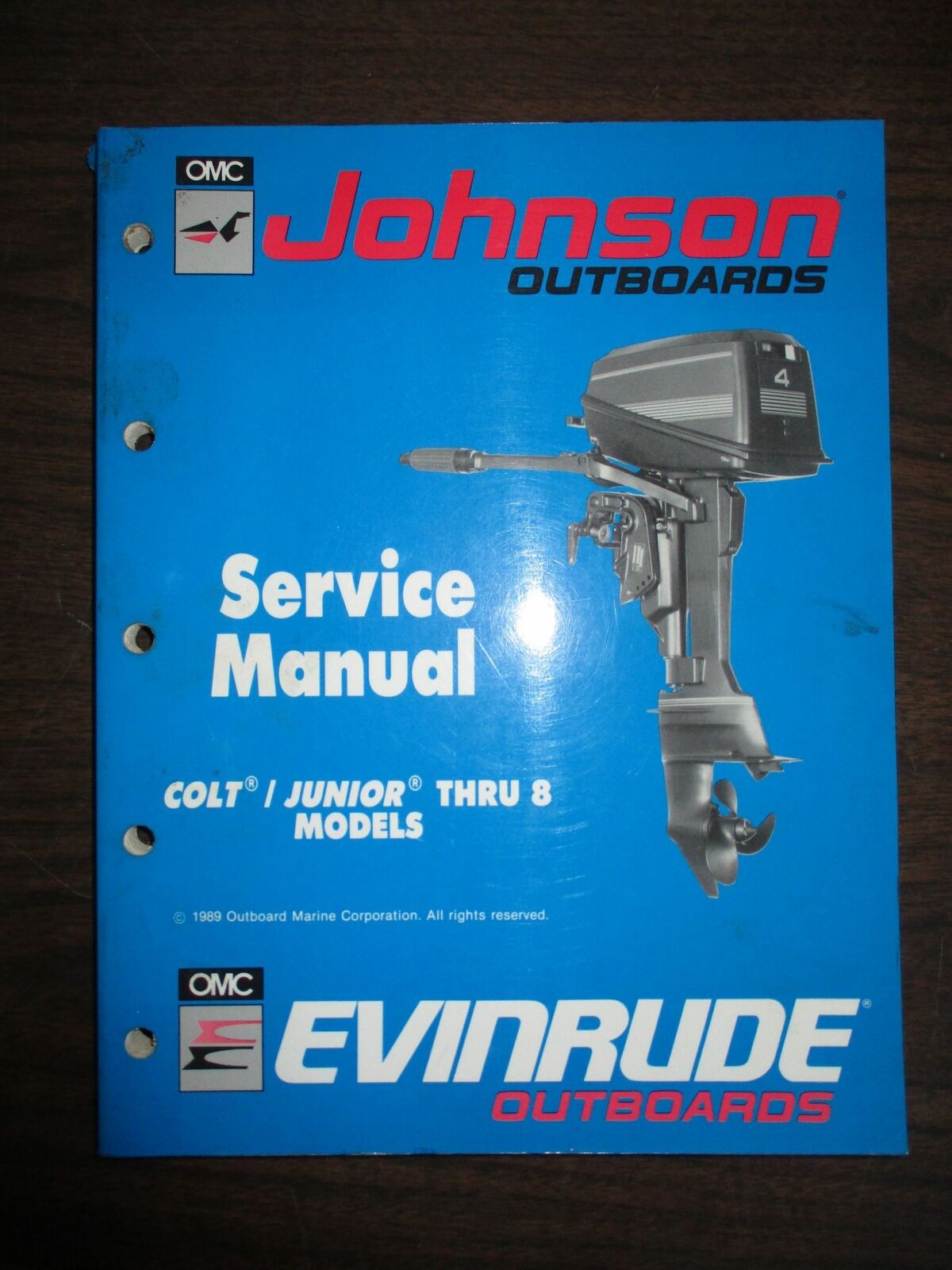 Johnson/Evinrude Colt/Junior 8hp Models Service Manual [P/N: 507870]