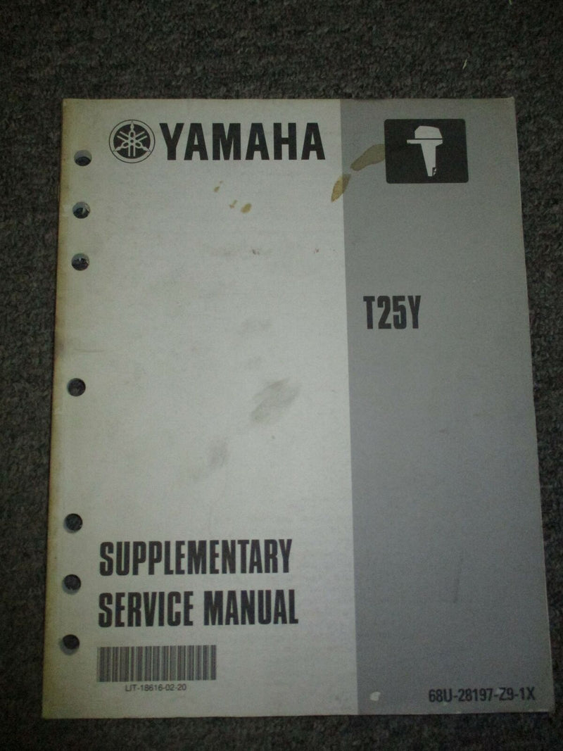 Yamaha T25Y Supplementary Service Manual [LIT-18616-02-20]