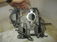 Load image into Gallery viewer, OMC Seadrive V4 2 stroke outboard intake manifold with reed valves (332243)
