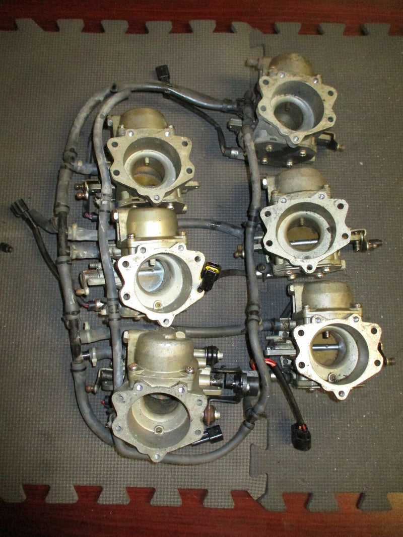 1991 255hp Yamaha 2-Stroke Outboard Carburetor Set of 6 [61A-00] 61A-14301-00