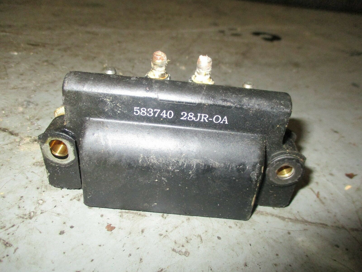 1993 Evinrude 48hp 2-stroke outboard dual ignition coil 583740