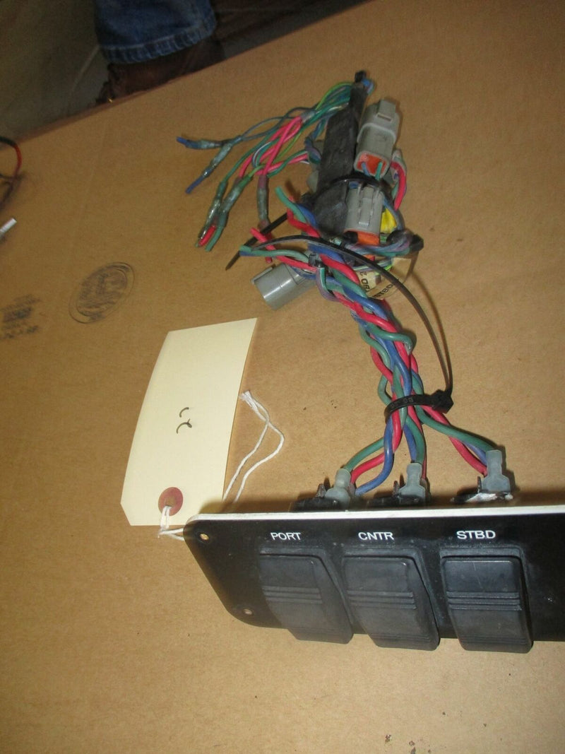 Outboard triple engine toggle switch set