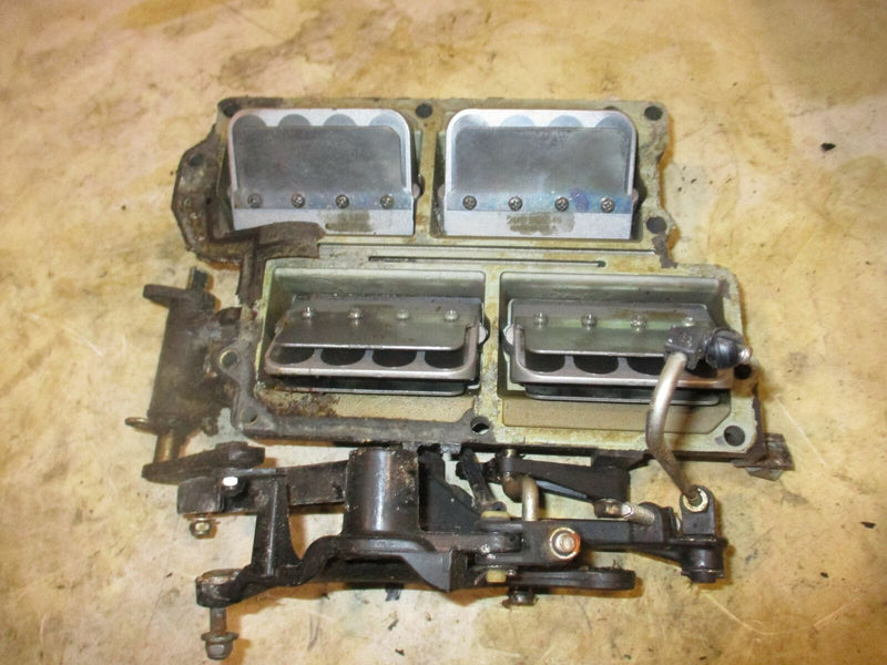 Evinrude SPL 115hp outboard intake manifold with reeds