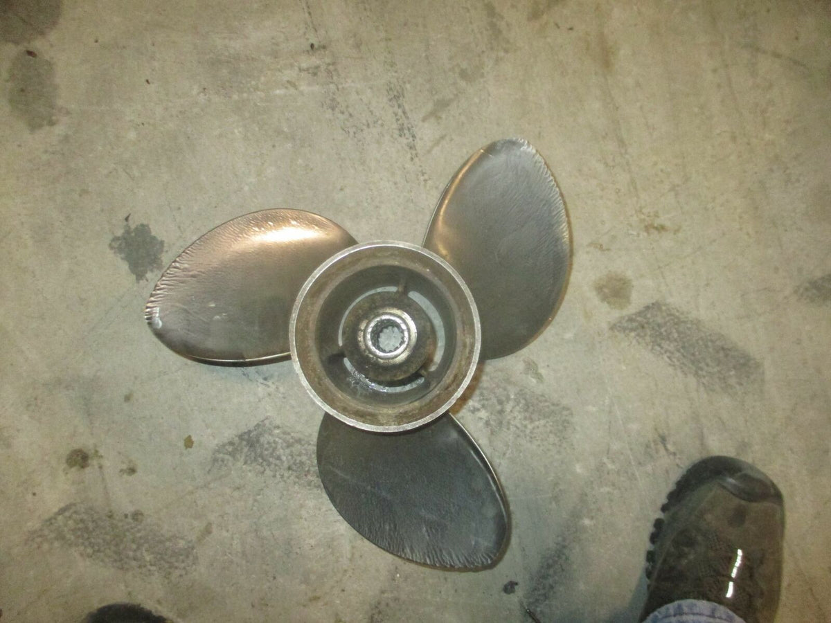 Evinrude ETEC 150hp outboard stainless steel propeller 15 1/2 by 14 (390851)