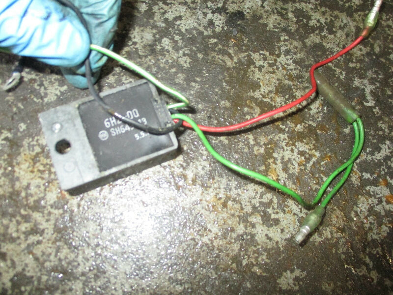 1996 Yamaha pro 50hp 2-stroke rectifier regulator 6h2-81960